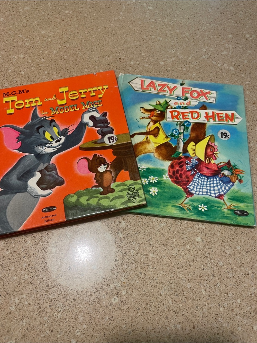Tom and Jerry & Lazy Fox and Red Hen Storybook Set - Orange, Blue